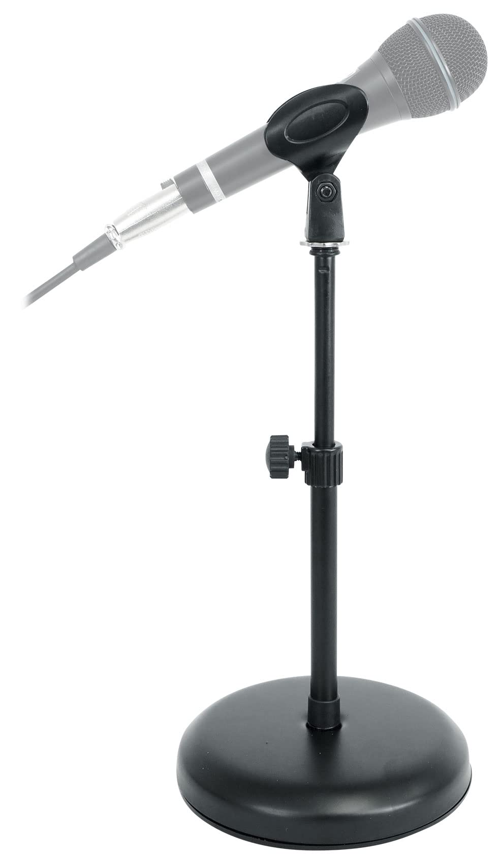 Rockville iStand 7 Adjustable Desktop Stand for iPad/iPhone/Tablet/Phone, 360 Swivel, Mic Clip Included, Perfect for Karaoke, Live Performances, and