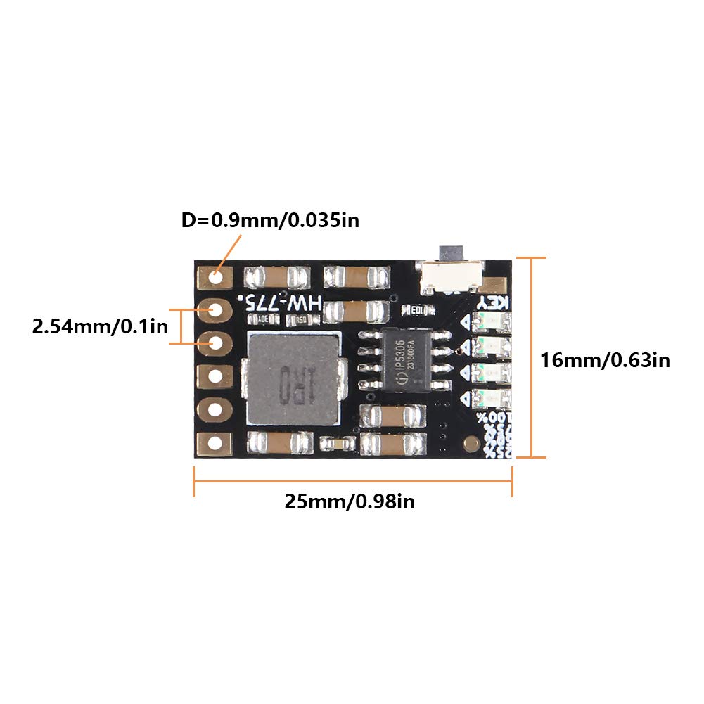 8PCS 2A 5V Charge Discharge Integrated Module 3.7V 4.2V for 18650 Lithium Battery Charging Boost Mobile Power Supply Charge and Discharge Protection…