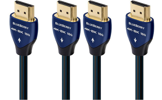 AudioQuest Blueberry 2.25M 18G 4K-8K HDMI Digital Cable Pair (2020)
