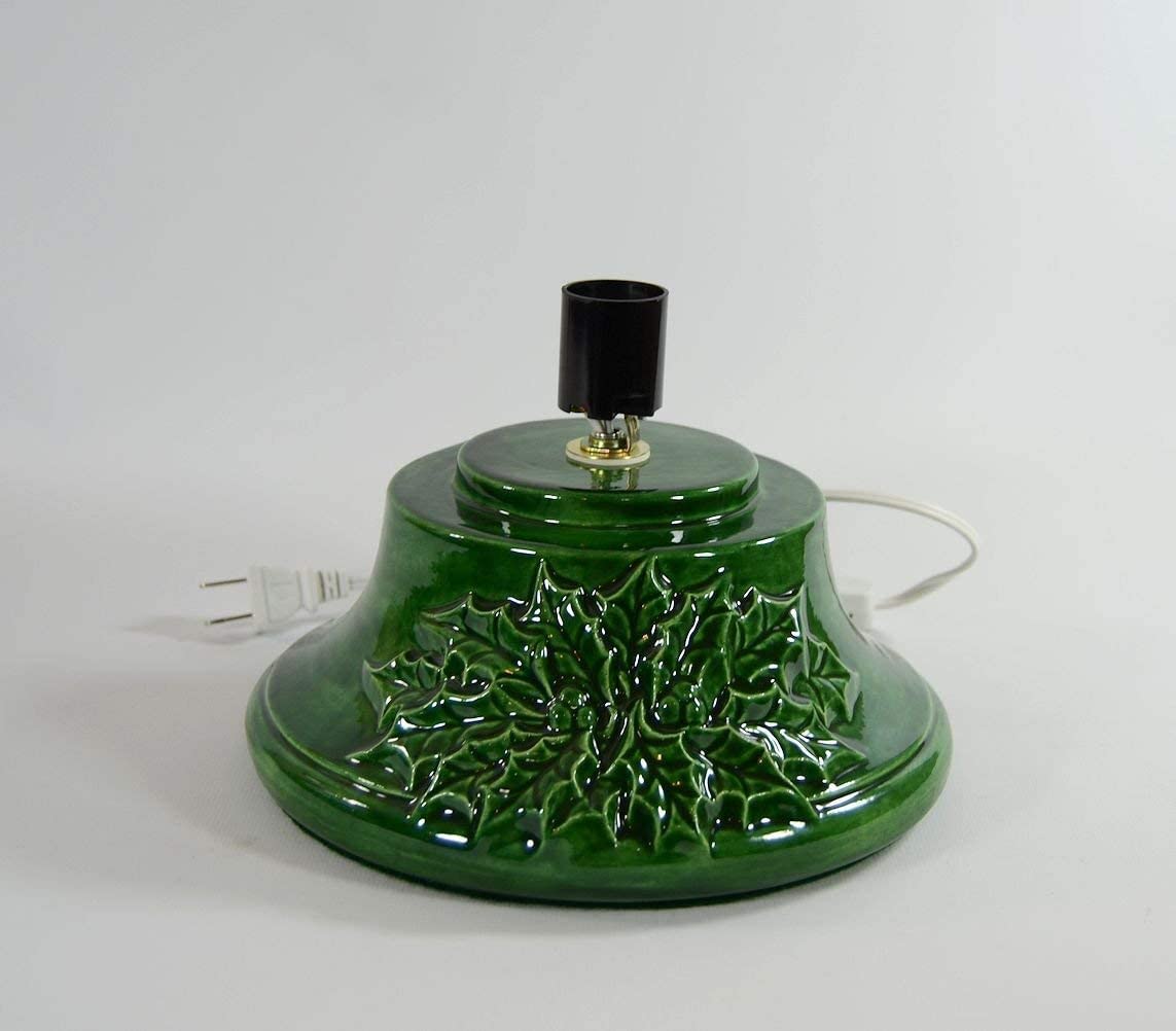 Creative Hobbies Large Ceramic Christmas Tree Wiring Kit with 3.5 Watt LED Bulb - Standard (Edison) Base Socket - Perfect for Lighting Large Size