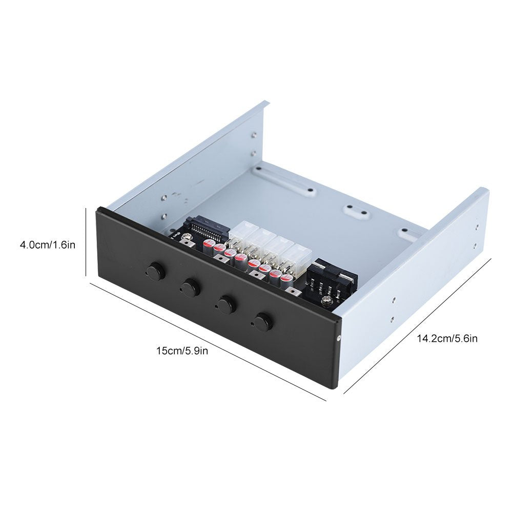 Hard Drive Power Switch Module for 2.5 inch SATA /IDE Interfaces Optical Drive. Power On or Off HDDs as Wish, Controls up to Six HDDs for Desktop PC