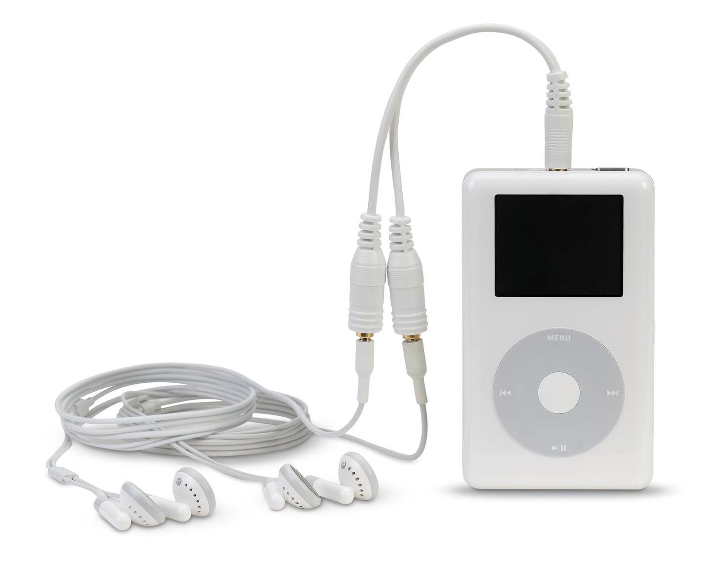 Belkin 3.5mm Audio Splitter - Dual Headphone and Speaker Jack Adapter for Sharing Music or Videos - Compatible with iPhone, iPad, Laptops, Tablets