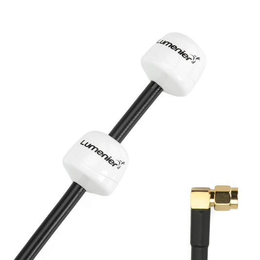 Lumenier Double AXII 2 Long Range Right-Angle 5.8GHz Antenna (LHCP) - 0.7