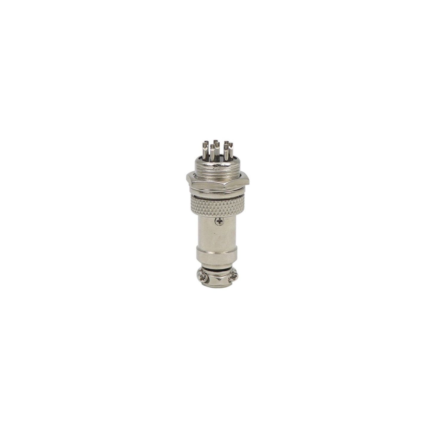 Aviation Plug Connector GX16 8 Pin Panel Metal Mount Circular Aviation Connector Adapter Male Female Plug Socket, Pack of 5 Pairs