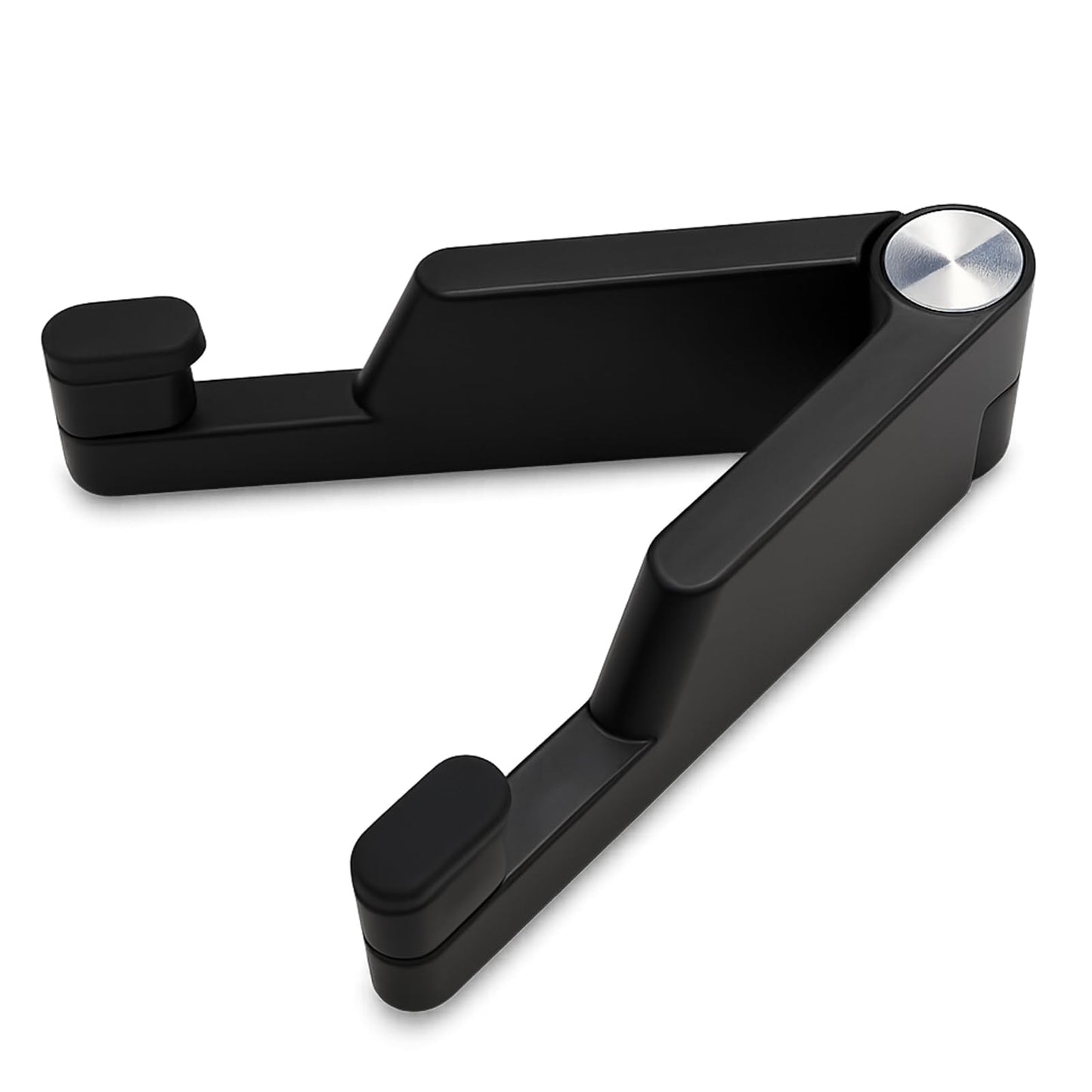 Attkryy Desktop Foldable Phone Stand - Portable Phone & Mini Tablet Holder, Adjustable Cradle for iPhone, for iPad mini, Smartphones and More