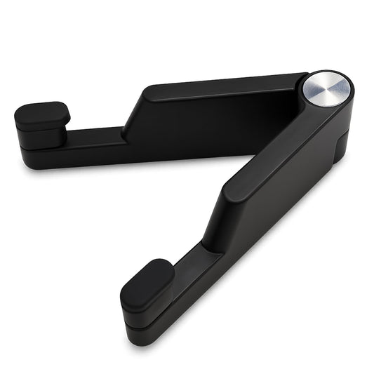 Attkryy Desktop Foldable Phone Stand - Portable Phone & Mini Tablet Holder, Adjustable Cradle for iPhone, for iPad mini, Smartphones and More