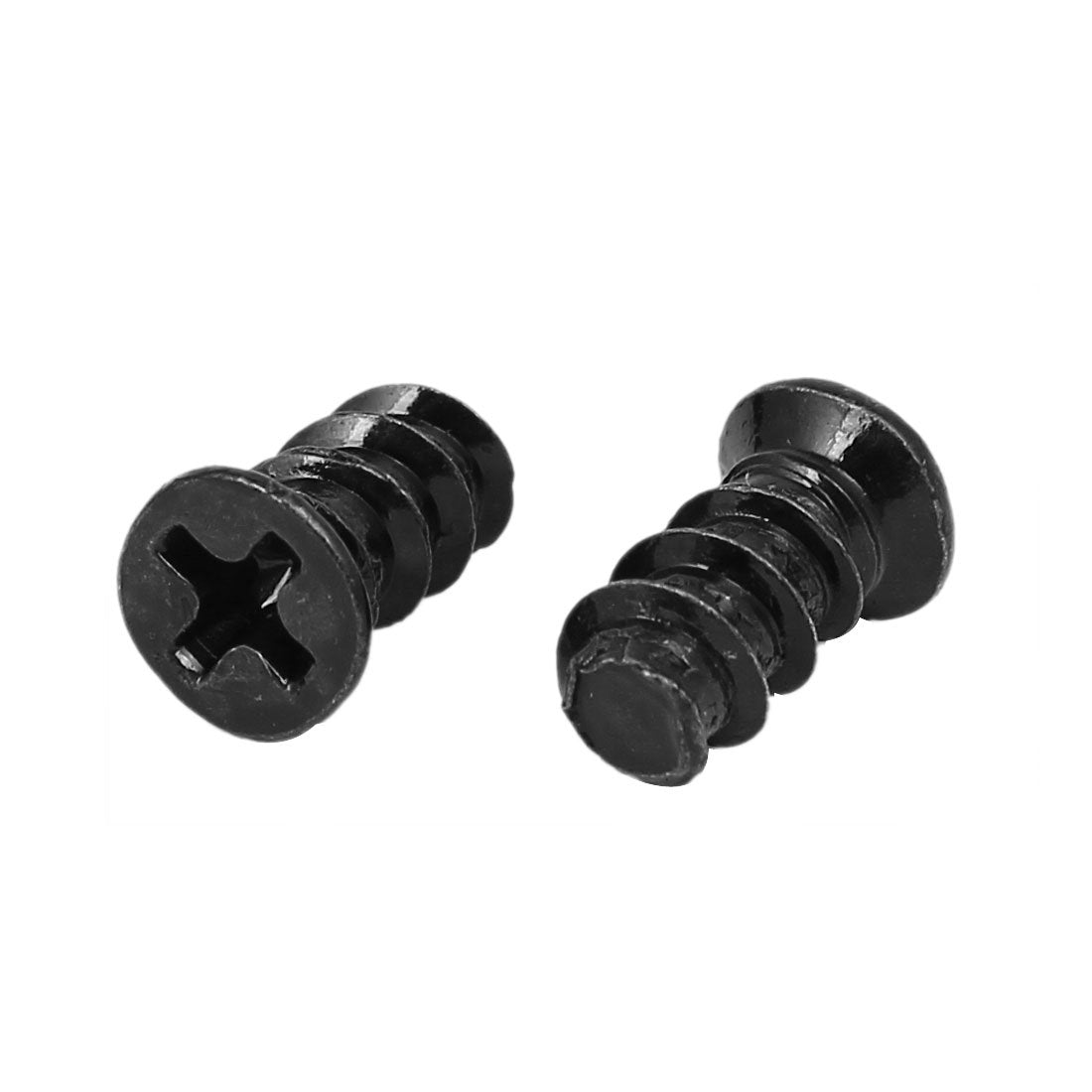 uxcell M5 x 10mm Black Zinc Plated Phillips Computer PC Case Fan Screw 200pcs