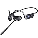 Bluetooth Headset with Microphone, Open Ear Headphones, Dual Connect Bluetooth 5.4 Headphones with Noise Cancelling & Mute, Wireless Headset with Mic…