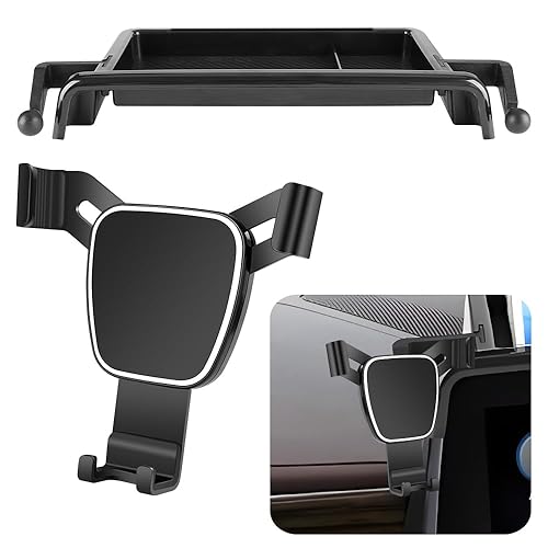 Car Phone Holder Center Console Organizer For Chevy Suburban 2021 2022 2023 2024?Tahoe 2021-2024?GMC Yukon 2021-2024 SLE, SLT, AT4 ?Not fit Denali
