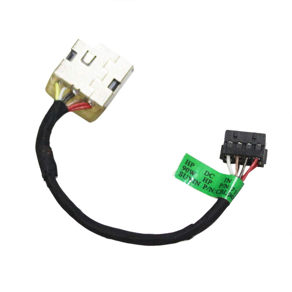 Zahara DC Power Jack Cable Plug in Charging Port Socket Connector with Cable Harness Replacement for HP Envy 17T-K Series 17t-k200 17t-k300