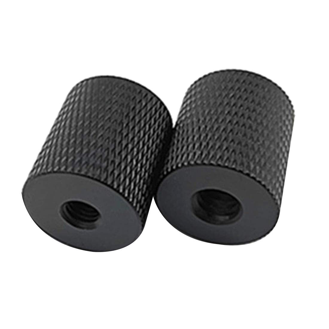 FEICHAO 2Pack Tripod Nut 1/4 Female to 1/4 M4 M5 M6 M8 Female Adapter Screw for Camera Tripod Gimbal Conversion Nut (1/4 to M5)