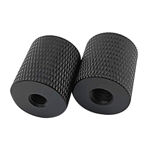 FEICHAO 2Pack Tripod Nut 1/4 Female to 1/4 M4 M5 M6 M8 Female Adapter Screw for Camera Tripod Gimbal Conversion Nut (1/4 to M5)