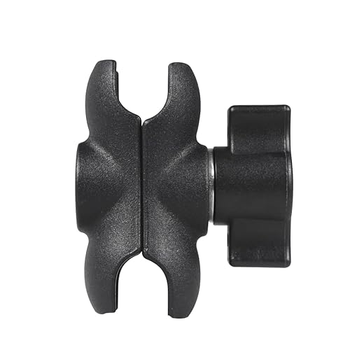 NovelGoal Aluminum Alloy Double Socket Arm for 25mm/1'' Ball Head Holder Mount Clamp Compatible with RAM Bicycle Motorcycle Camera Extension Arm 5.5CM