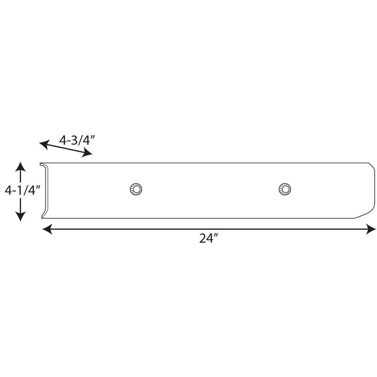 Progress Lighting Channel Glass Collection 4-Light Glass Traditional Bath Vanity Light, Indoor, P3110-30, White