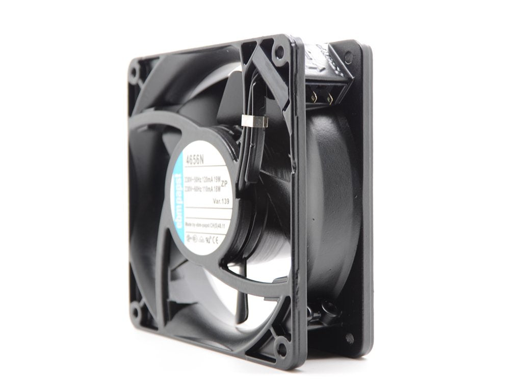EBM papst 4656N 12038 1238 12cm 120mm AC 220V all Metal aluminium cooling server industrial fan high tempreture