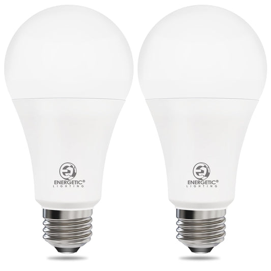 Radar Motion Sensor Light Bulbs, 14.5W 100W Equivalent A21 LED Bulb, 1500LM Dusk to Dawn LED Bulbs, Daylight 5000K Auto on/Off Motion Detector Light