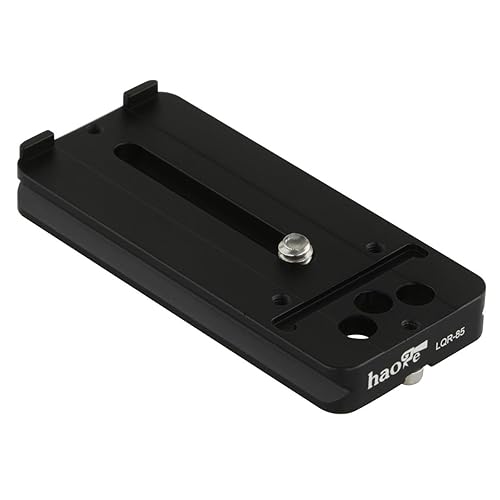 Haoge 84mm LQR-85 Universal Lens Quick Release Plate for Canon Nikon Olympus Minolta Tokina Tamron Sigma Pentax Sony Leica Tele Lenses Compatible