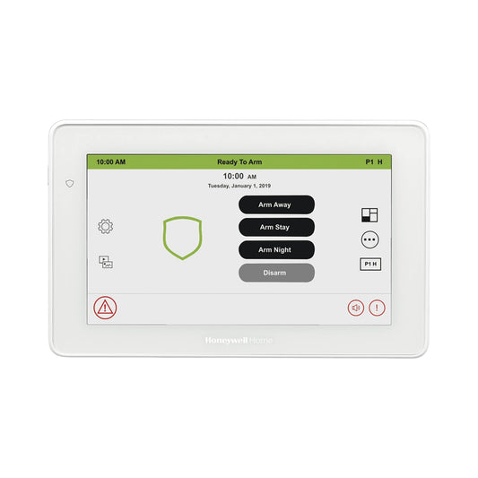 Intrusion Honeywell 6290W Touch Center 7" Color Wireless Touchscreen Keypad Alarm Control