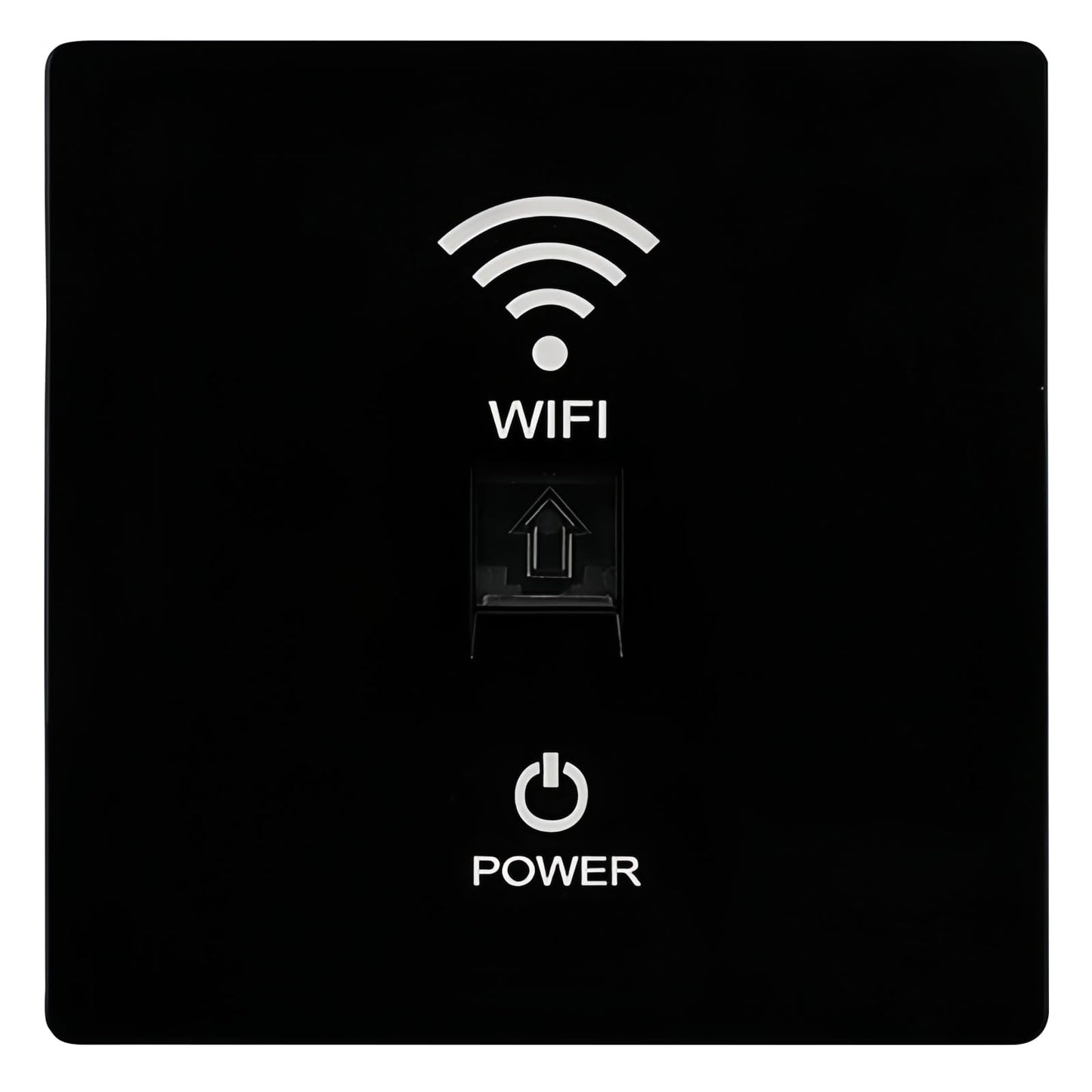 1000Mbps, Black, Wall Mount WiFi Router, Wireless Access Point