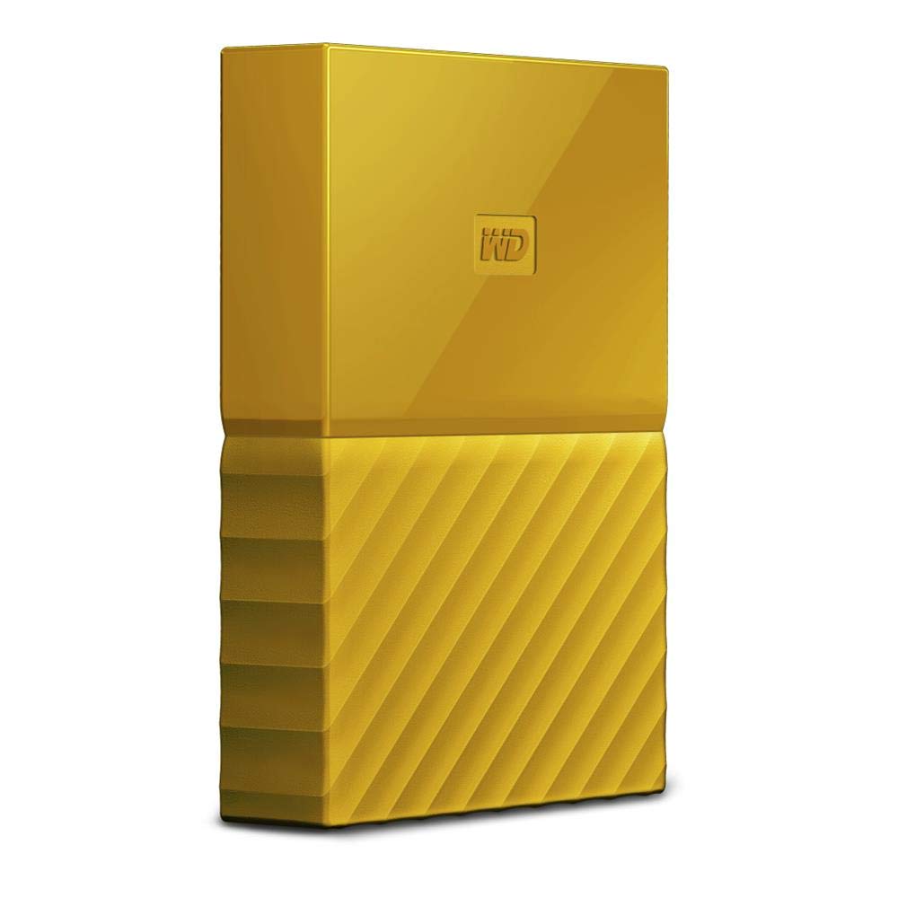 WD 3TB Yellow My Passport Portable External Hard Drive - USB 3.0 - WDBYFT0030BYL-WESN