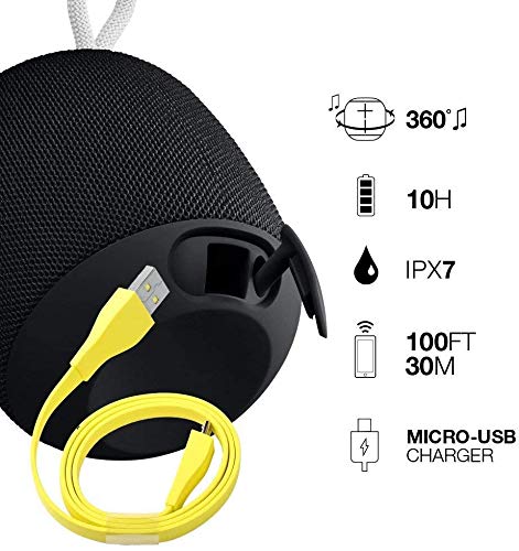 Logitech Ultimate Ears UE WONDERBOOM 2 Bluetooth Speaker - Wireless Boom Box Waterproof with Double-Up Connection (Non Retail Packaging) - (Deep