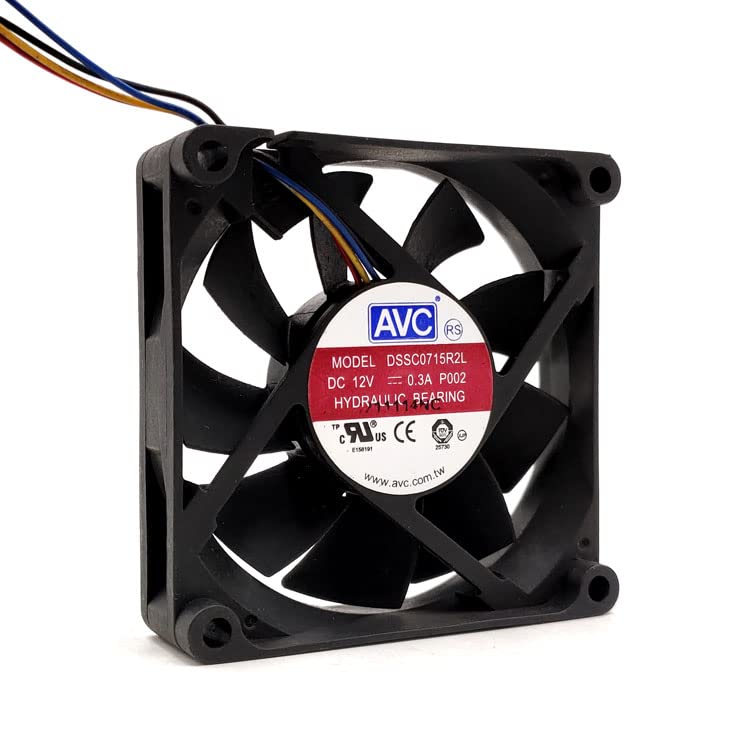 for DSSC0715R2L Fan 12V 0.3A 70×70×15mm Cooling Fan