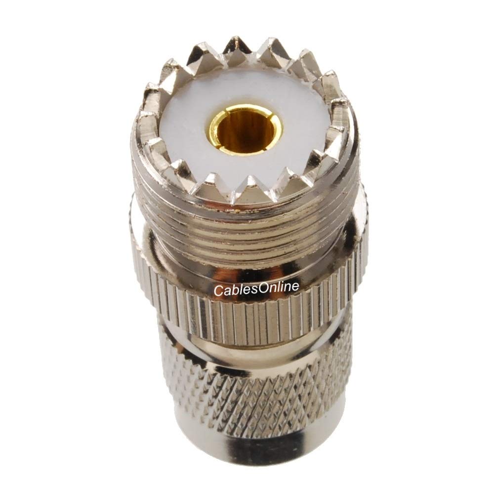 CablesOnline, TNC Male Plug to UHF (SO-239) Female Jack Adapter (1-Piece)