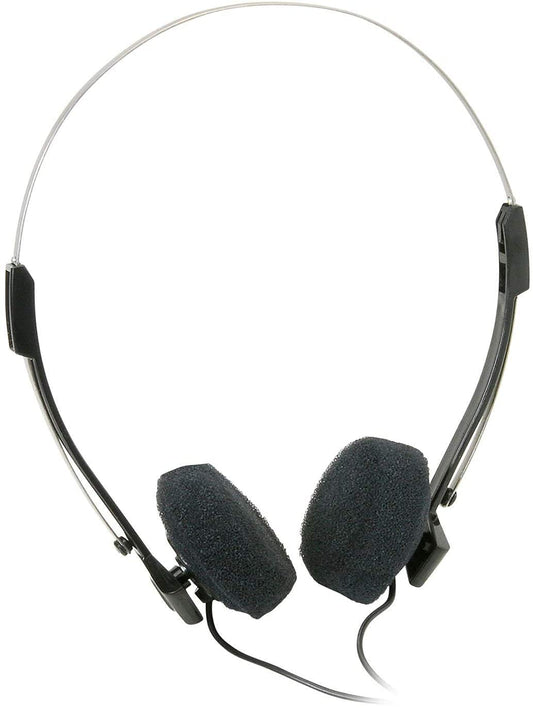 Parts Express Mini Stereo Lightweight Headphones with 4 Foot Cord