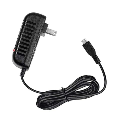 AC DC Adapter Power Supply Charger Cord for Miroir M200A Smart Tilt Projector Wall DC Charger Power Supply Cord Cable Mains Plug, 5 Feet, with LED…