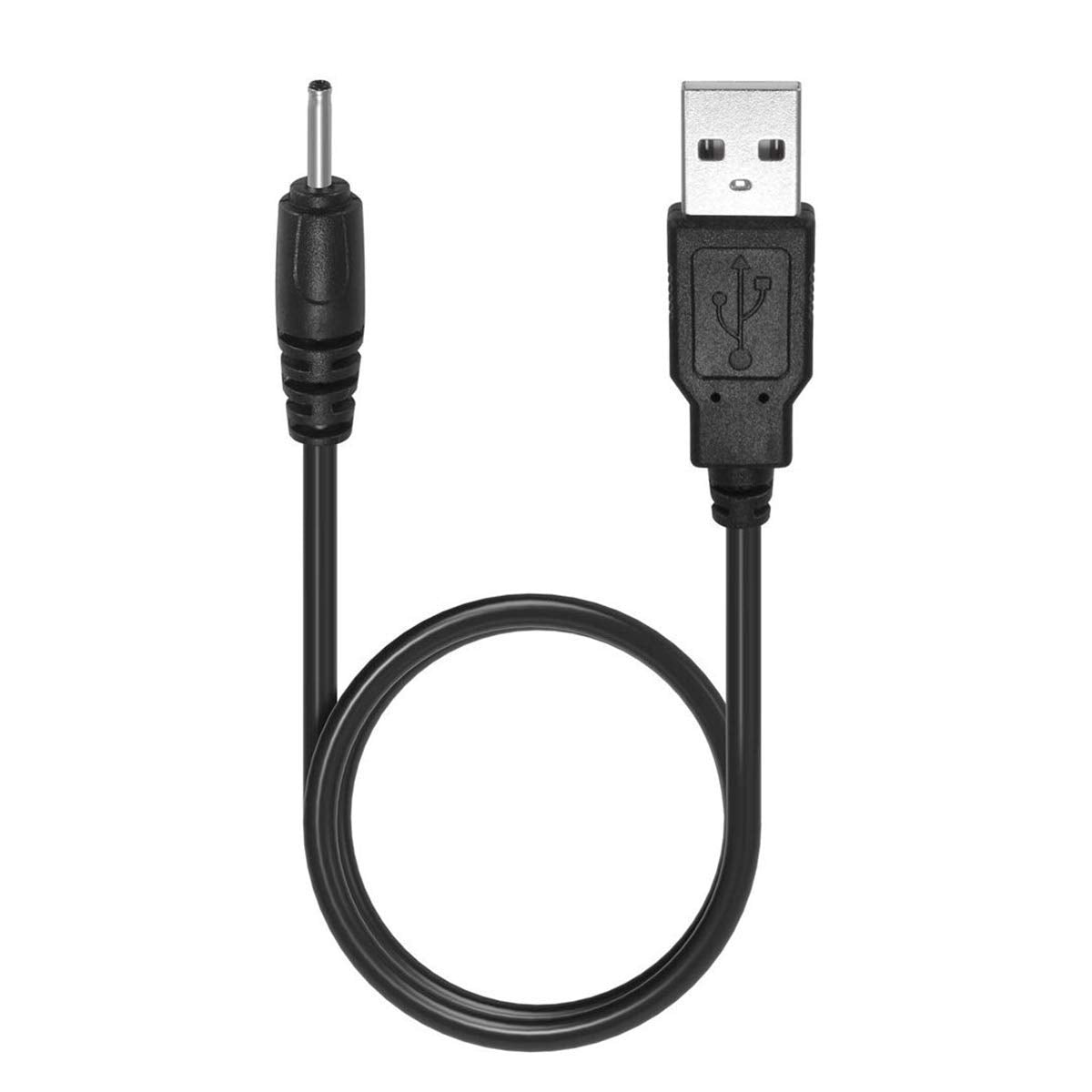 NEORTX USB to DC 2.0mm Cable, 1.5ft/0.5m USB 2.0 Type A Male to DC 2.0mm x 0.6mm 5 Volt DC Barrel Jack Power Adapter Connector Charging Cable