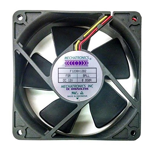 Mechatronics 12V Fans with Locked Rotor Alarm Signal (120x38mm, Ultra High Speed)