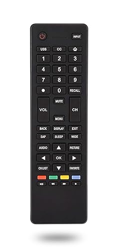 HTR-A18M Replacement Remote Control for Haier LCD LED Smart TV LE58F3281 32D3000 55D3550 40D3500M 48D3500 LE48M600M80 LE50M600M80 LE32M600M20