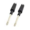 cablecc 30pcs Thumb Screws #4-40 UNC 47mm Length Stainless Steel Overmold for Computer Cable