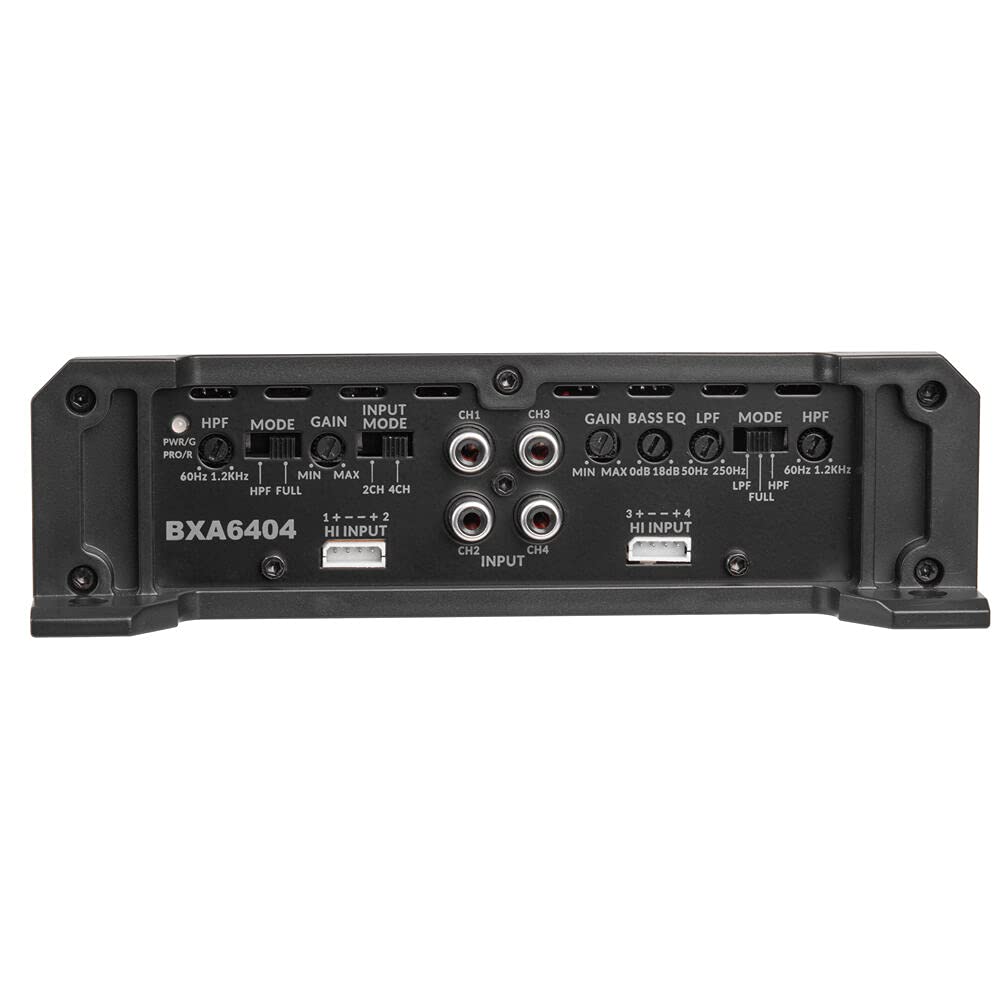 Belva BXA6404 640W Peak BX-Series 2-Ohm Stable Class-A/B 4-Channel