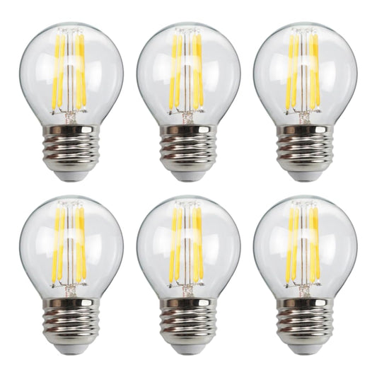 G45 E26 LED Small Globe Bulbs 40Watt Equivalent, 2700K Warm White