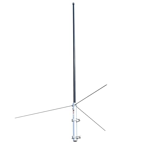Tram 1487-B 200-Watt 134 MHz to 184 MHz VHF Black Fiberglass Base Antenna with 50-Ohm UHF SO-239 Connector, 4-Feet 10-Inches Tall