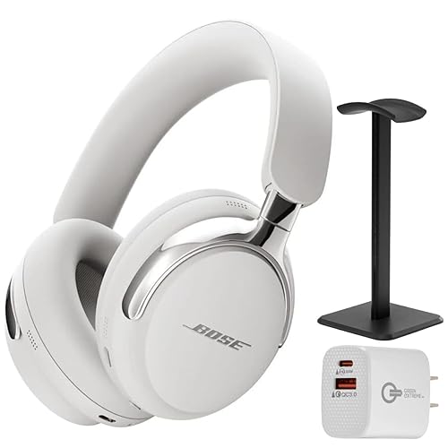 Bose (2nd Gen QuietComfort Ultra Bluetooth Headphones, Wireless Headphones with Spatial Audio, Over Ear Noise Cancelling with Mic, Up to 30 Hours…
