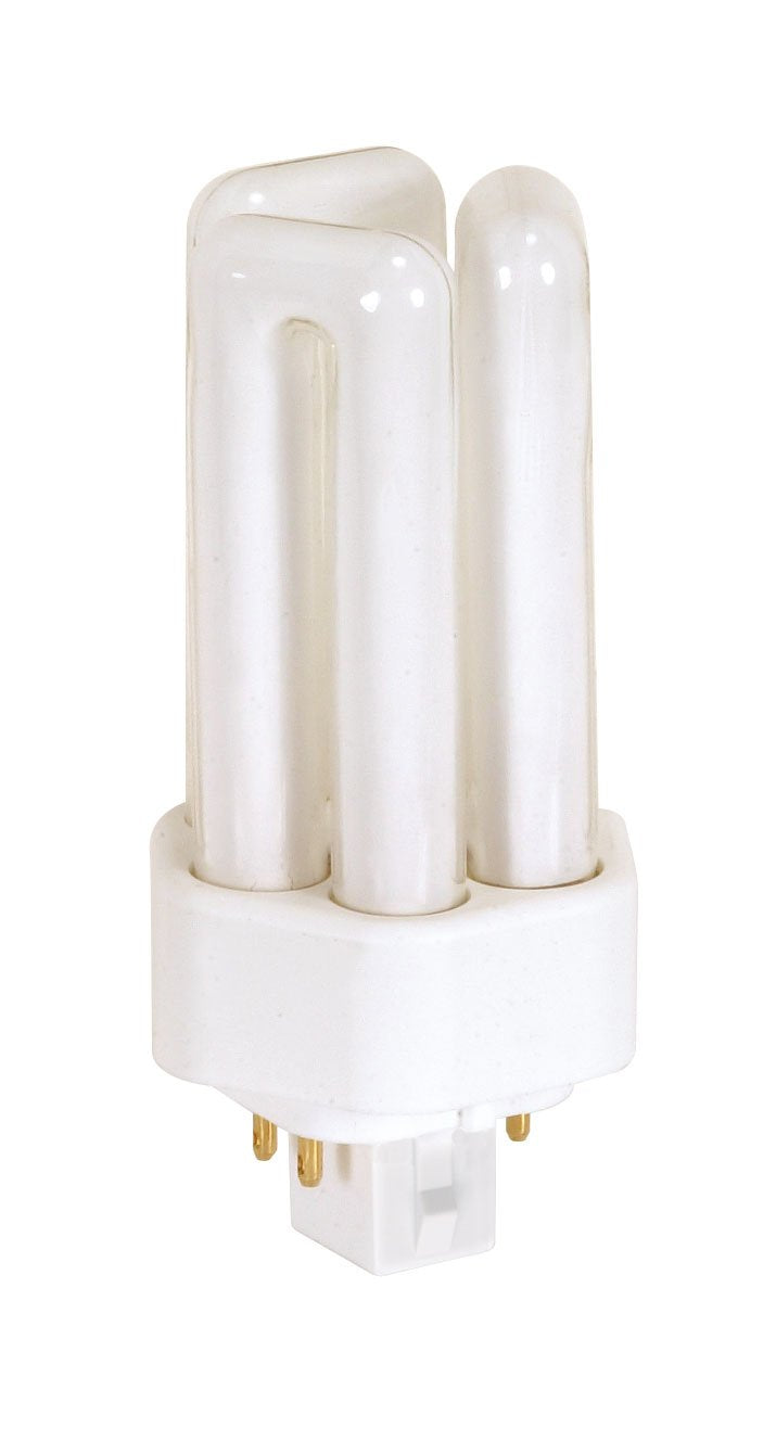 Satco S8396 3000K 13-Watt GX24q-1 Base T4 Triple Tube 4-Pin for Electronic and Dimming Ballasts