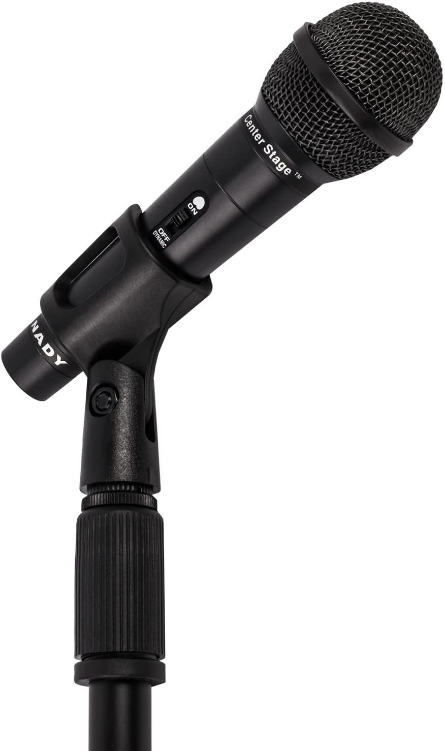 Nady MSC3 Microphone Stand Floor Mic Stand All-in-One Kit Includes Microphone, Metal Adjustable Tripod Stand, mic Clip, and a 15 ft Cable (XLR to ¼”