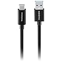INSIGNIA USB Cables, 20Gbps High-Speed Charging & Data Sync, Braided Nylon, Compatible with MacBook, Laptop, iPhone, iPad, Android (3.3 ft (Black)