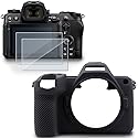 HUADU Screen Protector Compatible for Nikon Z6 III Z6III Camera,Tempered Glass Film Anti Scratch High Definition and Soft Silicone Case