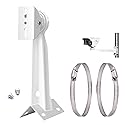 CTXSumTec Aluminum Alloy Corner Pole Mounting Bracket for Security Camera, Universal Wall Corner Mounting Bracket Holder Stand for Surveillance Camera