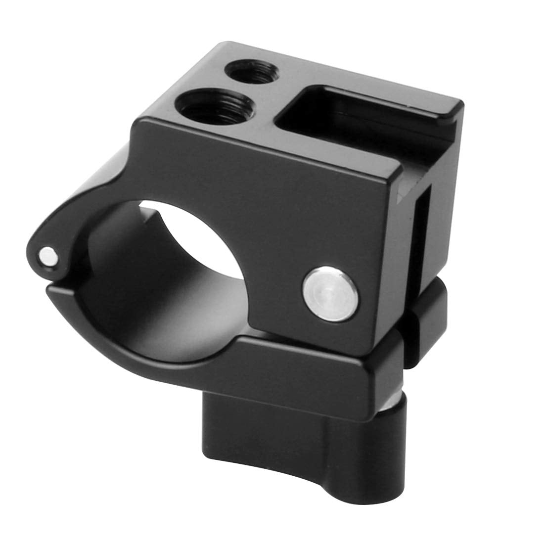 BGNing 25mm 22mm Rod Clamp Monitor Mount Bracket Holder Cold Shoe Adapter Compatible with DJI, Ronin M, Zhiyun Crane2 Plus Crane V2 Gimbal Stabilizer