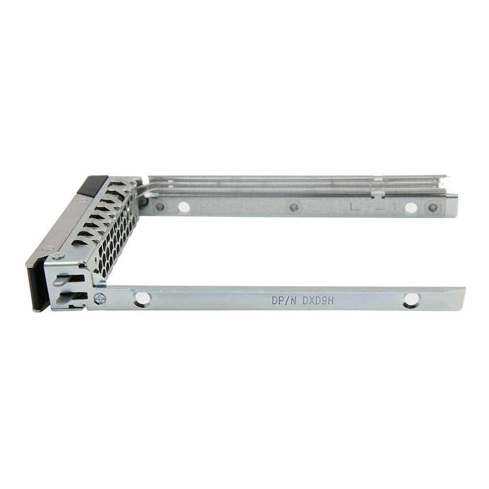 2pcs Pack 2.5 inch DXD9H SAS SATA Hard Drive Caddy Tray Enclosure Compatible for Servers 14 Generation R440 R640 R740 R740xd R840 R940 R6415 R7415