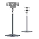 Nycetek Webcam Stand, Light Stand Tripod with 360° Rotatable Ballhead for DSLR Camera, Ring Light, Webcam, Desktop Tripod for Video Recording