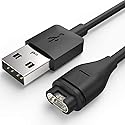 Zes Watch Charger Cable, Replacement USB Data Sync Charger Cable for Garmin Fenix 5 5S 5X 6 6S 6X Plus, Forerunner 935 945 45 245 Music, Approach S10