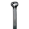Panduit BT9LH-C0 Cable Tie, Metal Barb, Light Heavy, Weather Resistant Nylon 6.6, 30.7-Inch Length, Black (100-Pack)