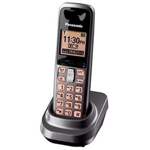 Panasonic KX-TGA106M Extra Handset for KX-TG1061M and KX-TG1062M, Metallic Grey (KXTGA106M)