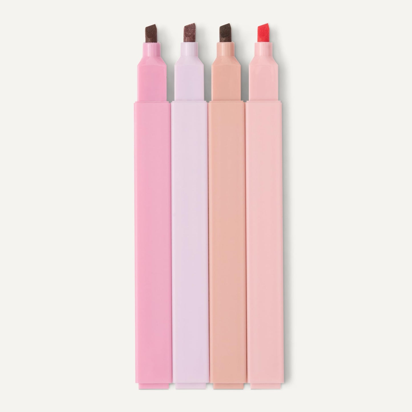 Amazon Basics Pastel Bible Highlighters Set, No Bleed, Chisel Tip, Soft Pastel Colors, 10 Count