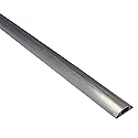 Electriduct Metal Cable Shield Cord Cover Outdoor Aluminum Raceway 58 Inch - 0.43" W x 0.22" H Single Channel - CSX-MET-1 (2 Pack)